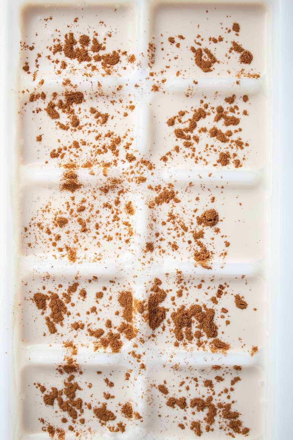 Cinnamon and Vanilla Infused Coffee Ice Cubes