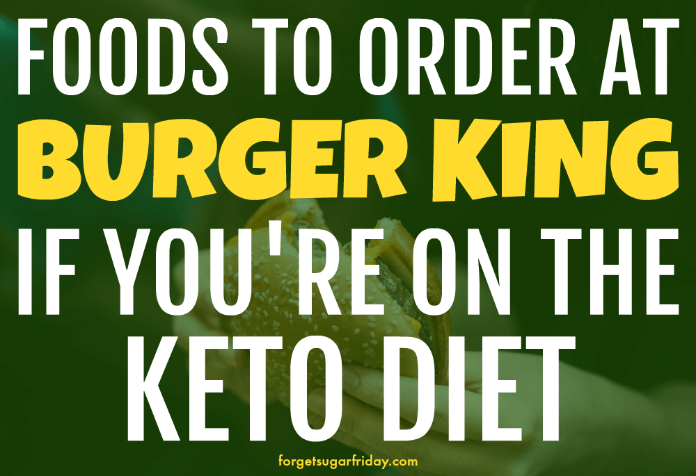 keto burger king green overlay over hand holding burger