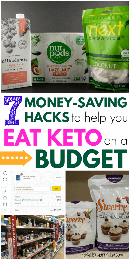 Want to eat keto on a budget? No problem! There are plenty of ways to save money while sticking to a keto diet. In this post, I'll show you seven of my favorite keto diet money-saving hacks! You will save money on keto with these budget-friendly keto tips and keto coupons. A must-read for anyone on the keto diet! #keto #ketodiet #ketogenic #ketotips #affiliate