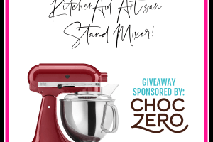 image displaying choczero giveaway with a mixer