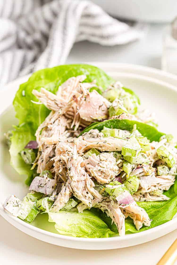 Keto Chicken Salad (Ready in 5 Minutes!) - ForgetSugar