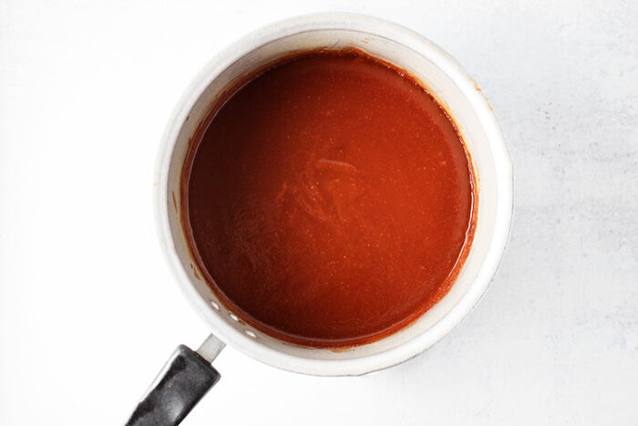 how to make keto bbq sauce in saucepan